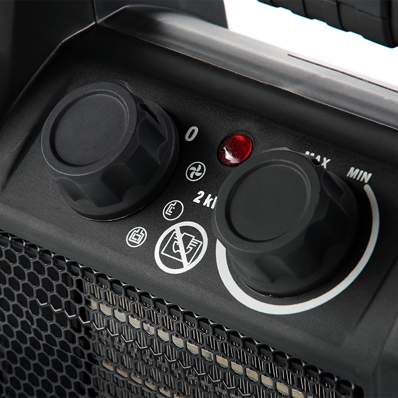 Тепловентилятор электрический Apro с керамическим нагревателем СFH-20 140 м³/ч 2,0 кВт (899505) - фото 2 Тепловентилятор электрический Apro с керамическим нагревателем СFH-20 140 м³/ч 2,0 кВт (899505) - фото 2