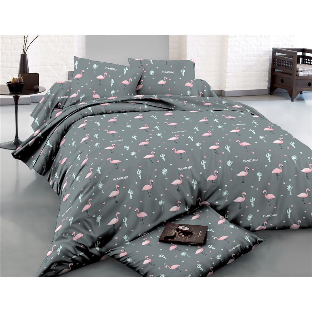 Комплект постельного белья MirSon 22-1289-1 Flamingo Сатин 2х143х210 см (2200004110141)