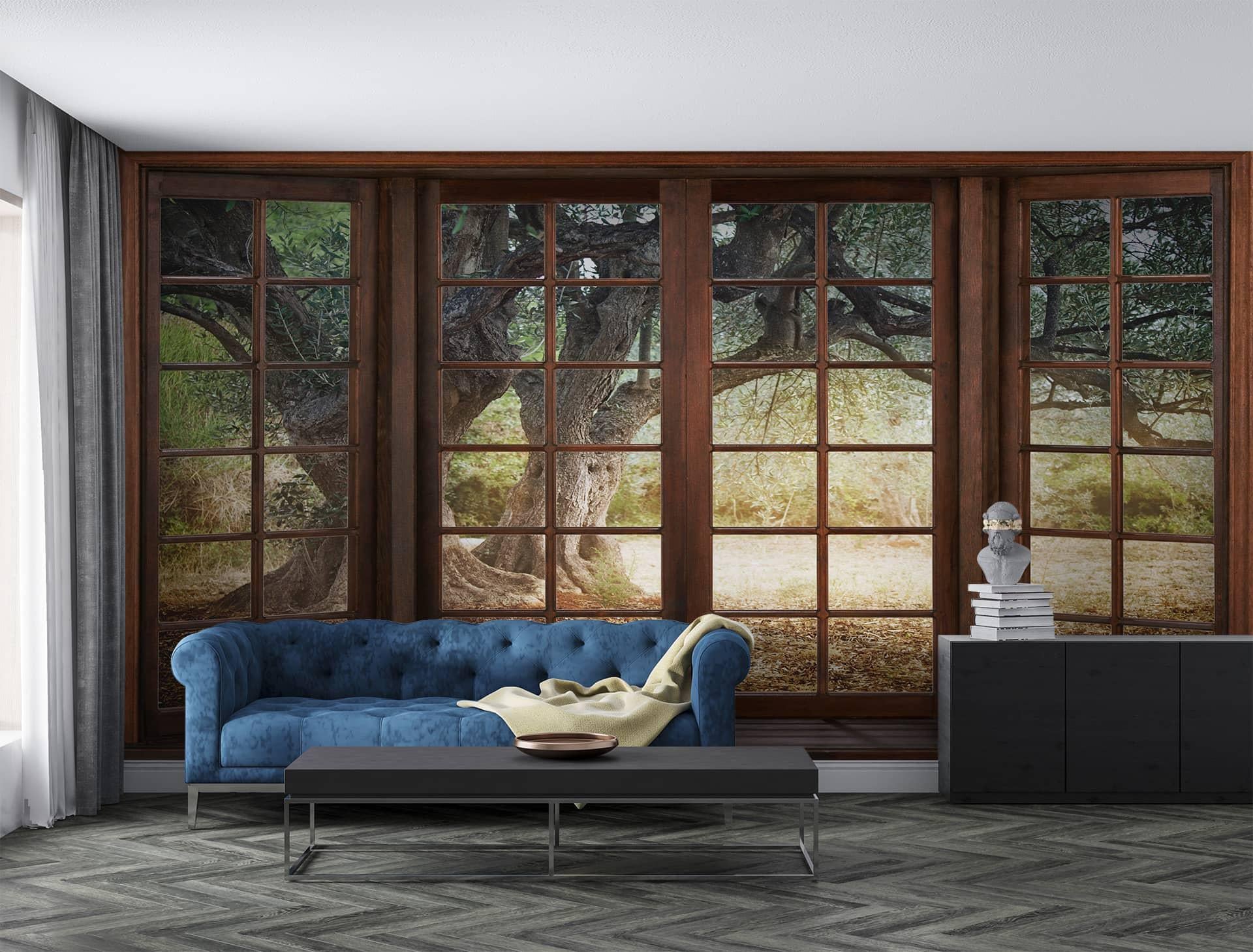 Фотообои флизелиновые Styleo Print-walls Тень Старого Дуба 0643 350х270 см (Pw-0643/3)