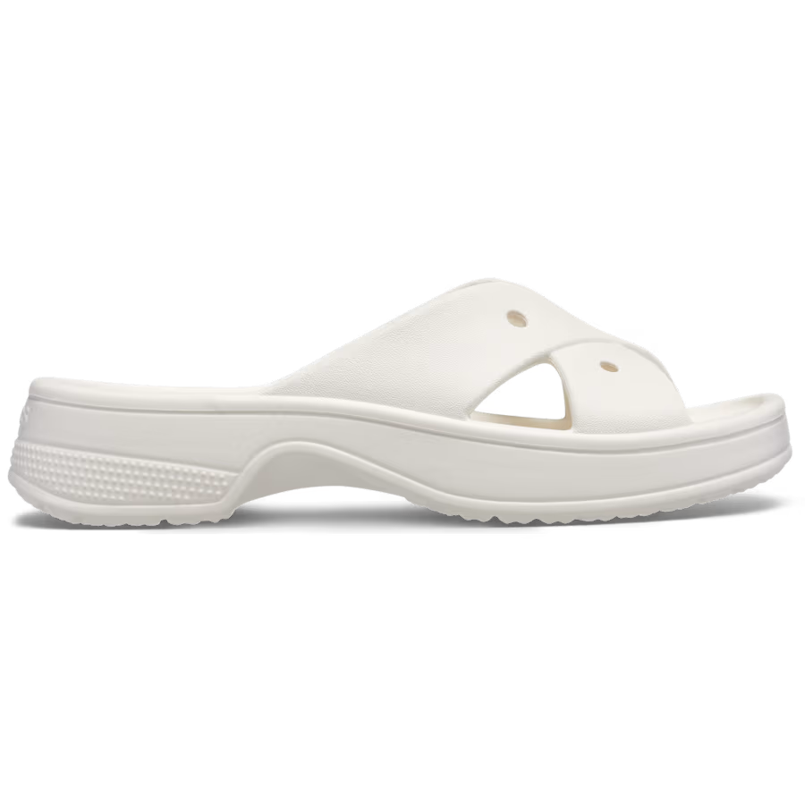 Шлепанцы Crocs Classic Cross Strap р. 38-39 Chalk (26844236) - фото 6
