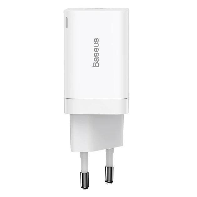 Зарядний пристрій Baseus Super Si Pro Quick Charger C U 30W White (CCSUPP-E02) - фото 5