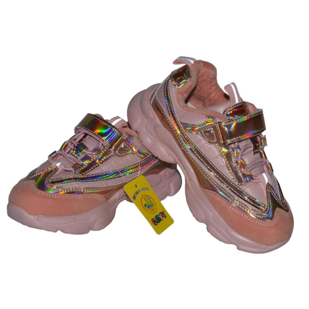 Кроссовки для девочки Bessky 107-25-03 р. 29 18,4 см (11947725) - фото 3