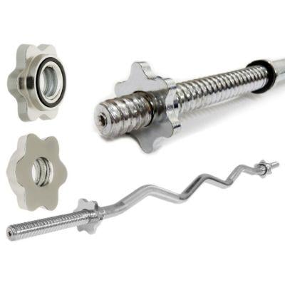 Гриф для штанги W-образный RollerUA с гайками 119 см