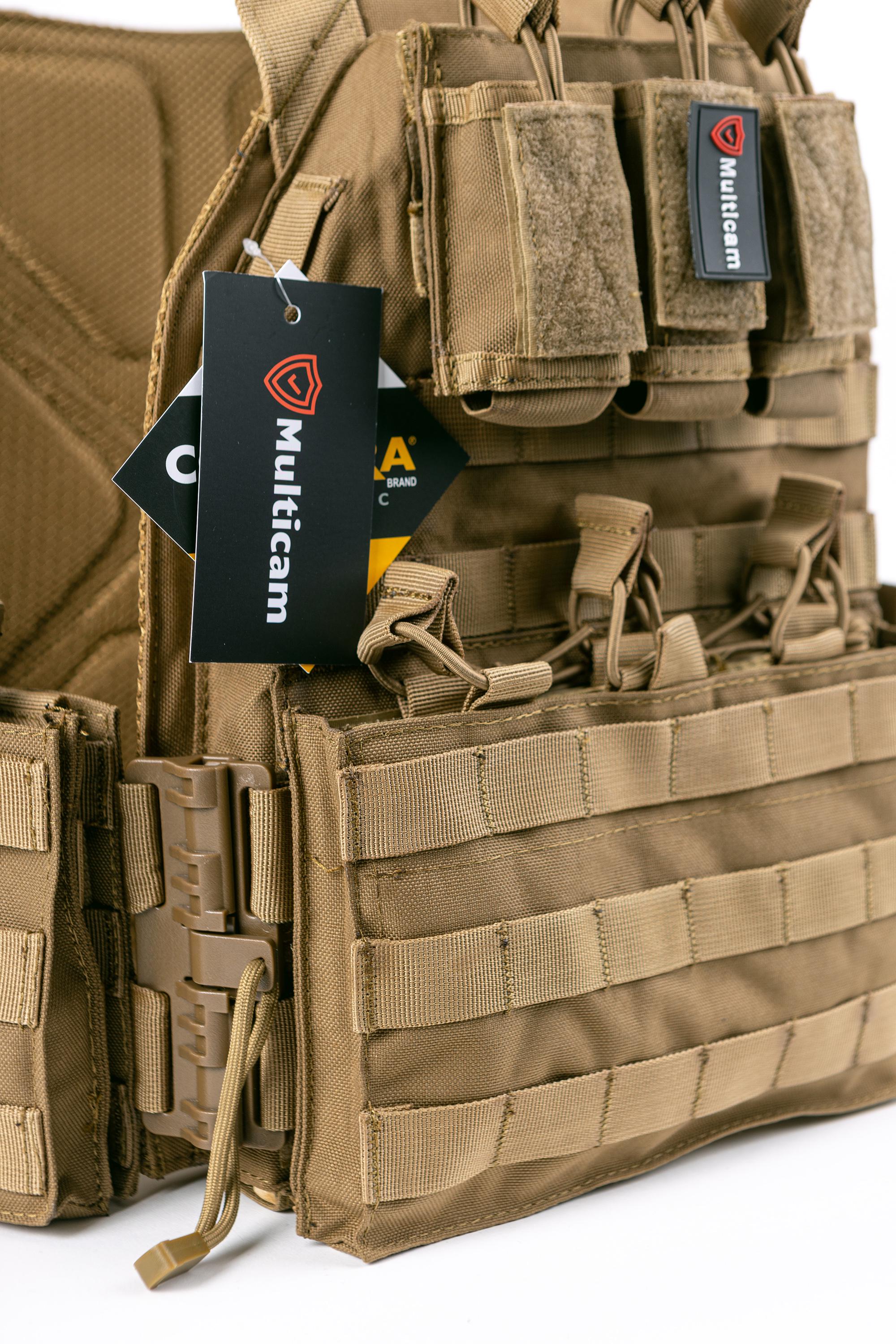 Плитоноска Multicam X350 MOLLE Cordura 1000D Пісочний (10070003) - фото 3