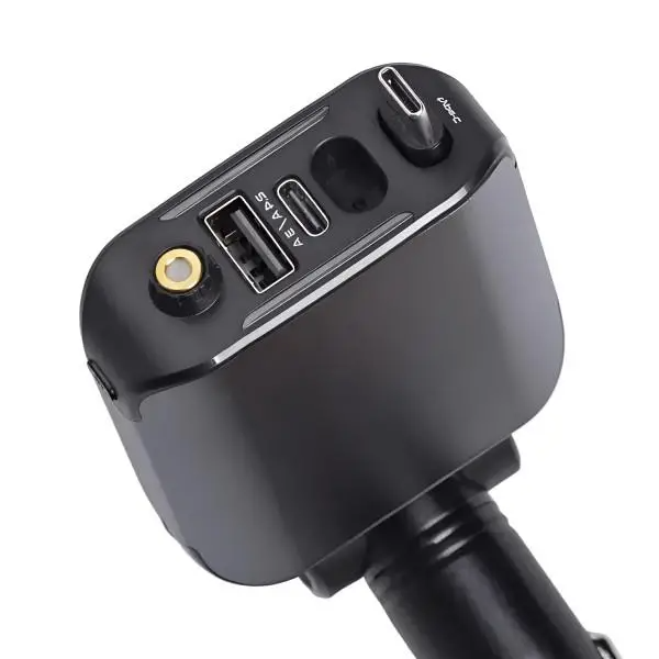 Зарядка автомобильная в прикуриватель Starry Sky до 120 Вт с Led проектором USB-A USB-C/Lightning Серый (HP-E1) - фото 9 Зарядка автомобильная в прикуриватель Starry Sky до 120 Вт с Led проектором USB-A USB-C/Lightning Серый (HP-E1) - фото 9