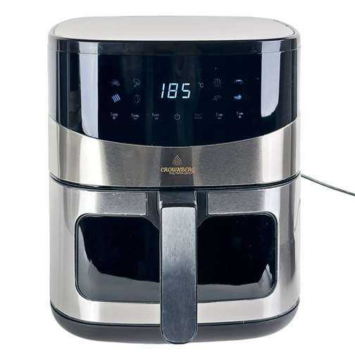 Аэрофритюрница Crownberg CB-5554 2000 Вт с антипригарной чашей 6,5 л Черный (2865917168)