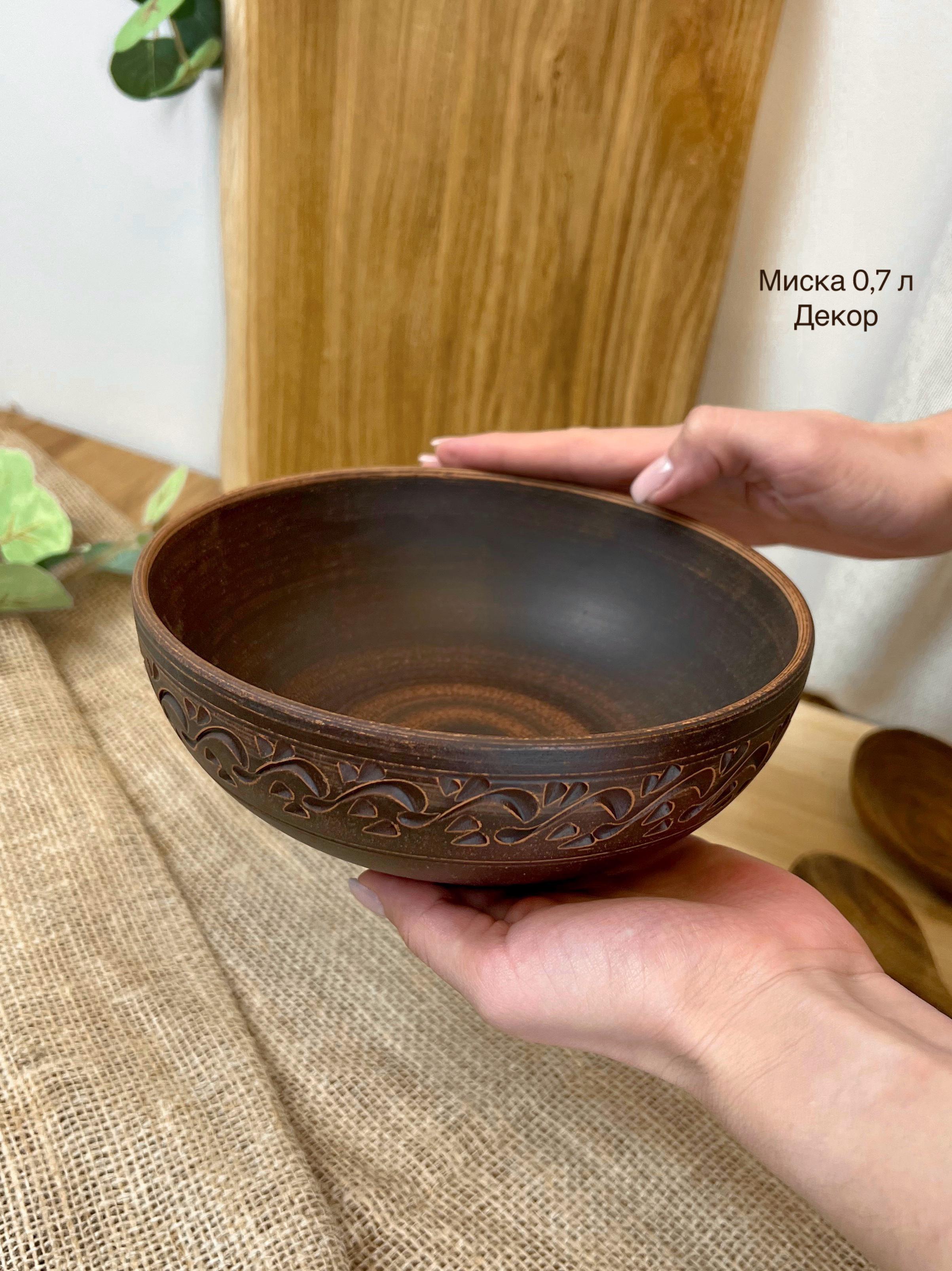 Набор керамической глиняной посуды Рождественский Двенадцать блюд большой декор (3129-4) - фото 13