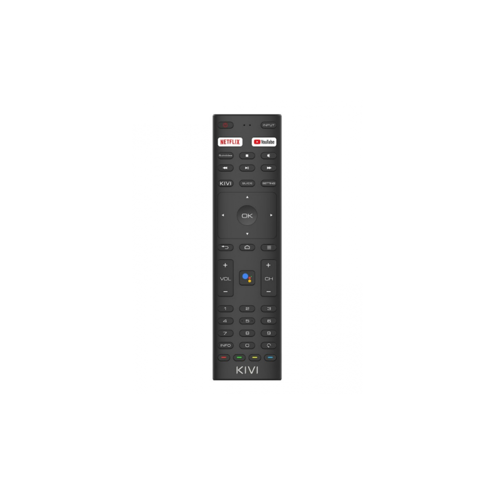 Пульт інфрачервоний Kivi RC-18 для Android TV 2xААА Black (504Q2362104)