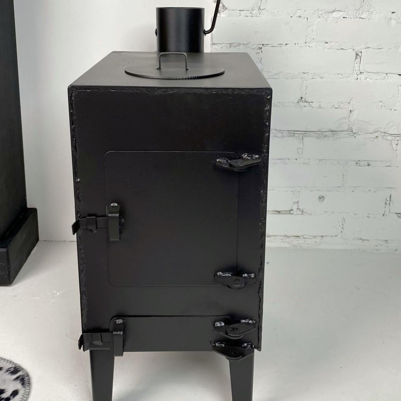 Піч-буржуйка Mzavod BP-50V з варильною поверхнею 3 мм (sp3-1676858832)