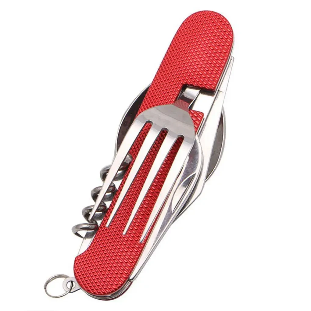 Туристичний набір столових приладів 6в1 (EL-2381-2) - фото 3 Туристичний набір столових приладів 6в1 (EL-2381-2) - фото 3