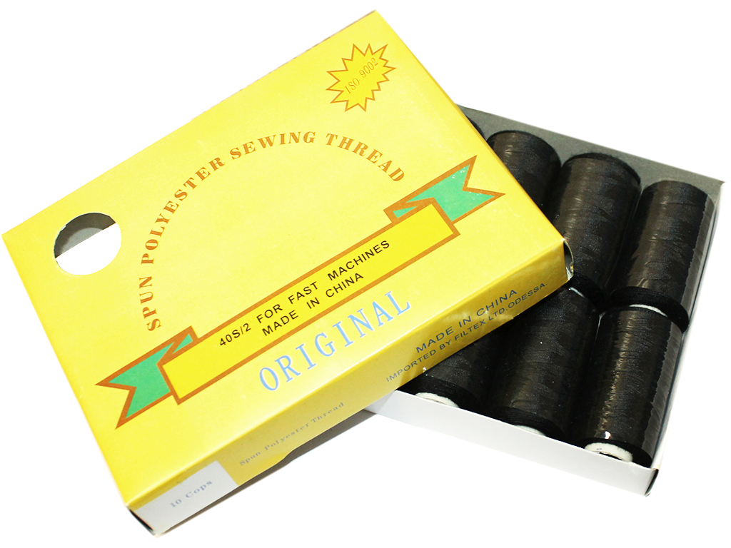 Нитки 777 10 шт. Чорний - фото 2 Нитки 777 10 шт. Чорний - фото 2