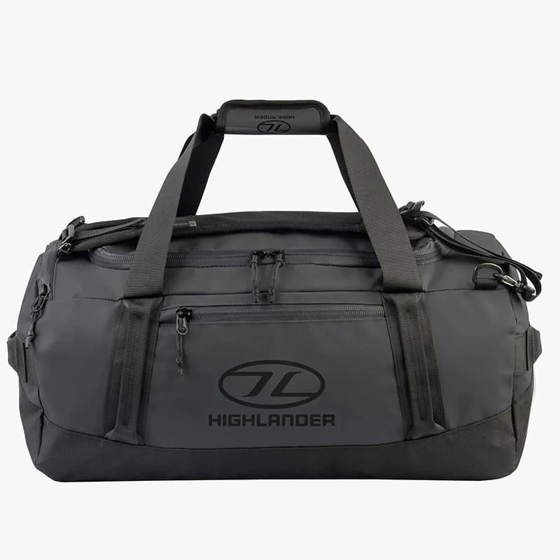 Дорожня сумка Highlander Hauler Duffel водозахисна 45 л Black (931673)