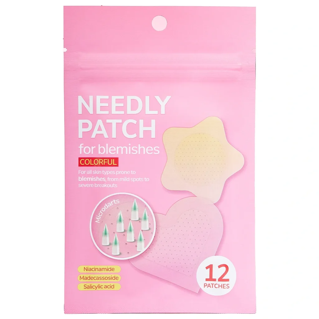 Патчи микроиголковые от прыщей Needly Patch for blemishes colorful 12 шт. (423967)