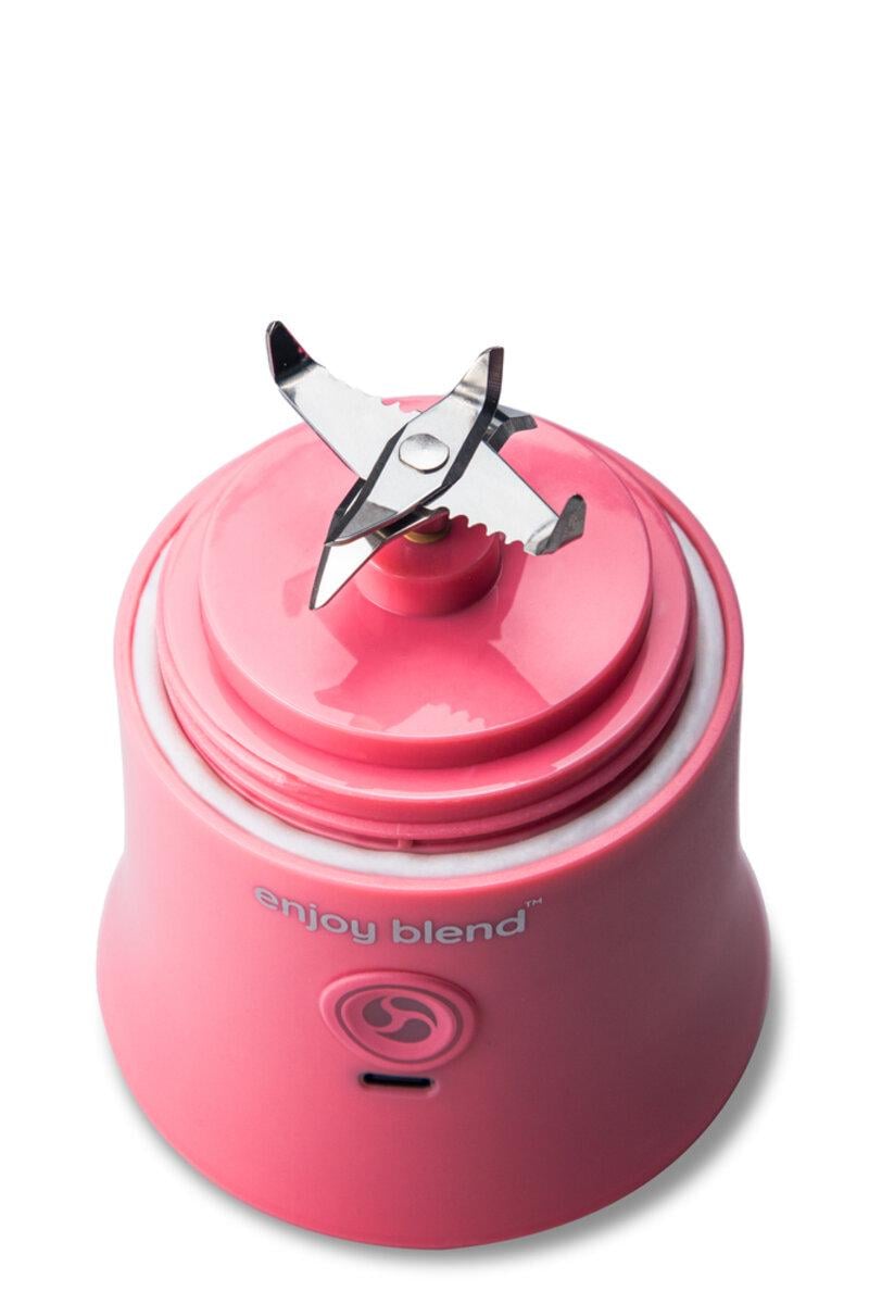 Блендер Enjoy Blend аккумуляторный 600 мл 150 Вт USB-C зарядка Розовый (621126) - фото 3 Блендер Enjoy Blend аккумуляторный 600 мл 150 Вт USB-C зарядка Розовый (621126) - фото 3