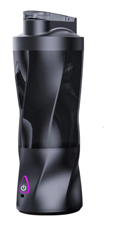 Блендер-шейкер с USB зарядкой 650 мл Черный (2624442599)