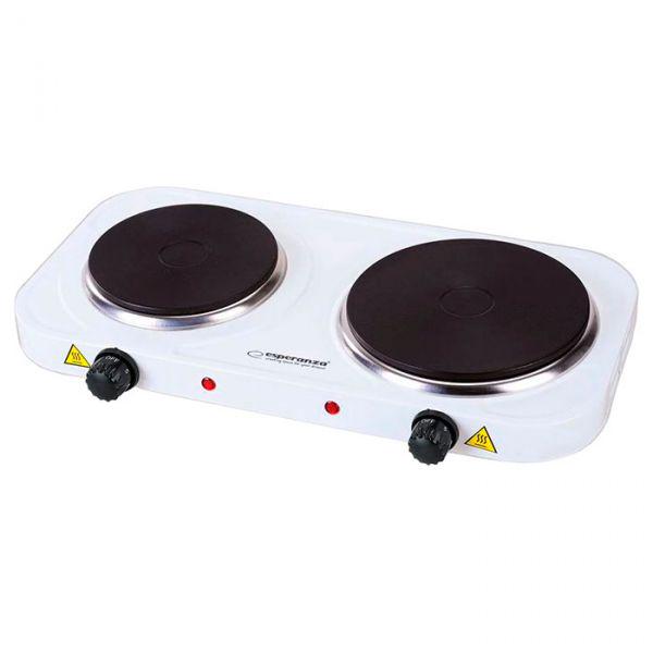 Настольная плита электрическая Esperanza EKH007W 2500W Yellowstone White (cbf275f7)