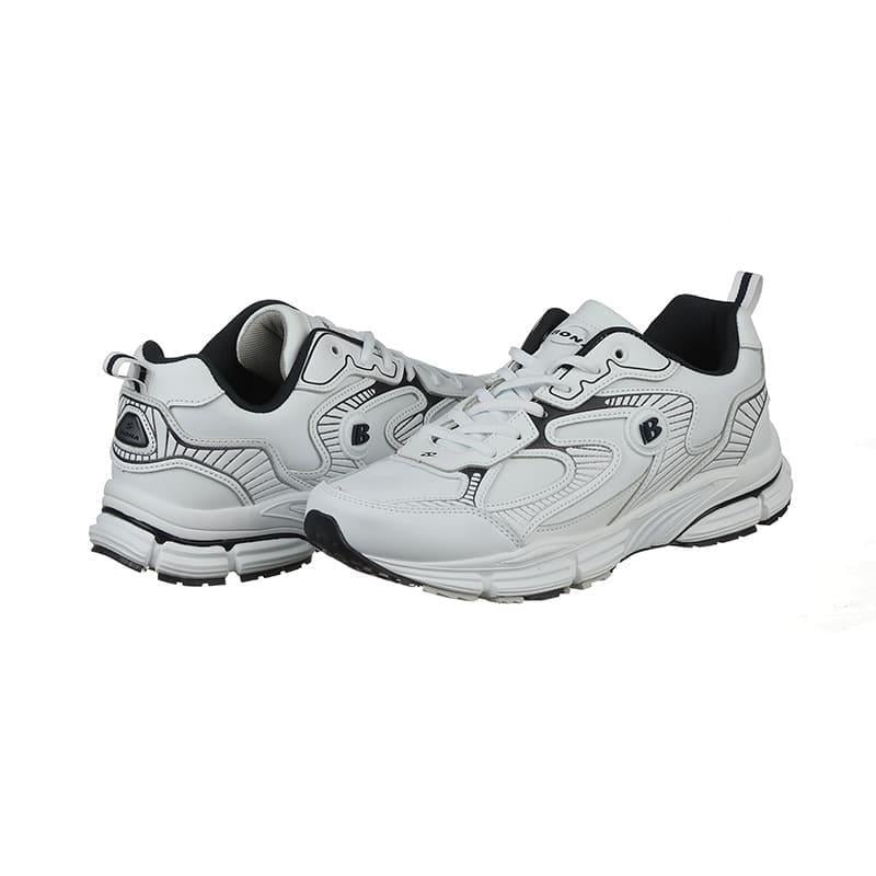 Кроссовки мужские Bona 986A кожаные р. 44 Белый (20430)