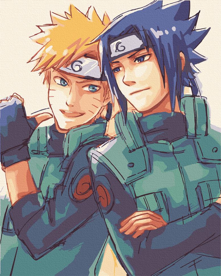 Картина по номерам Art Craft Наруто и Саскэ 40х50 см (10225-AC)