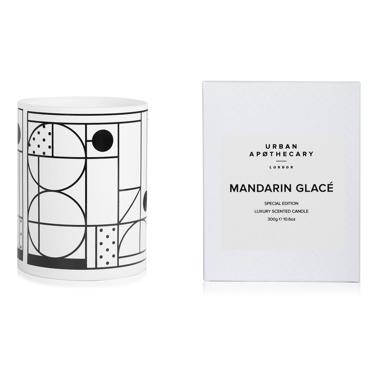 Свічка ароматична Urban apothecary Mandarin Glace з цитрусовим ароматом 300 г (1790866585)