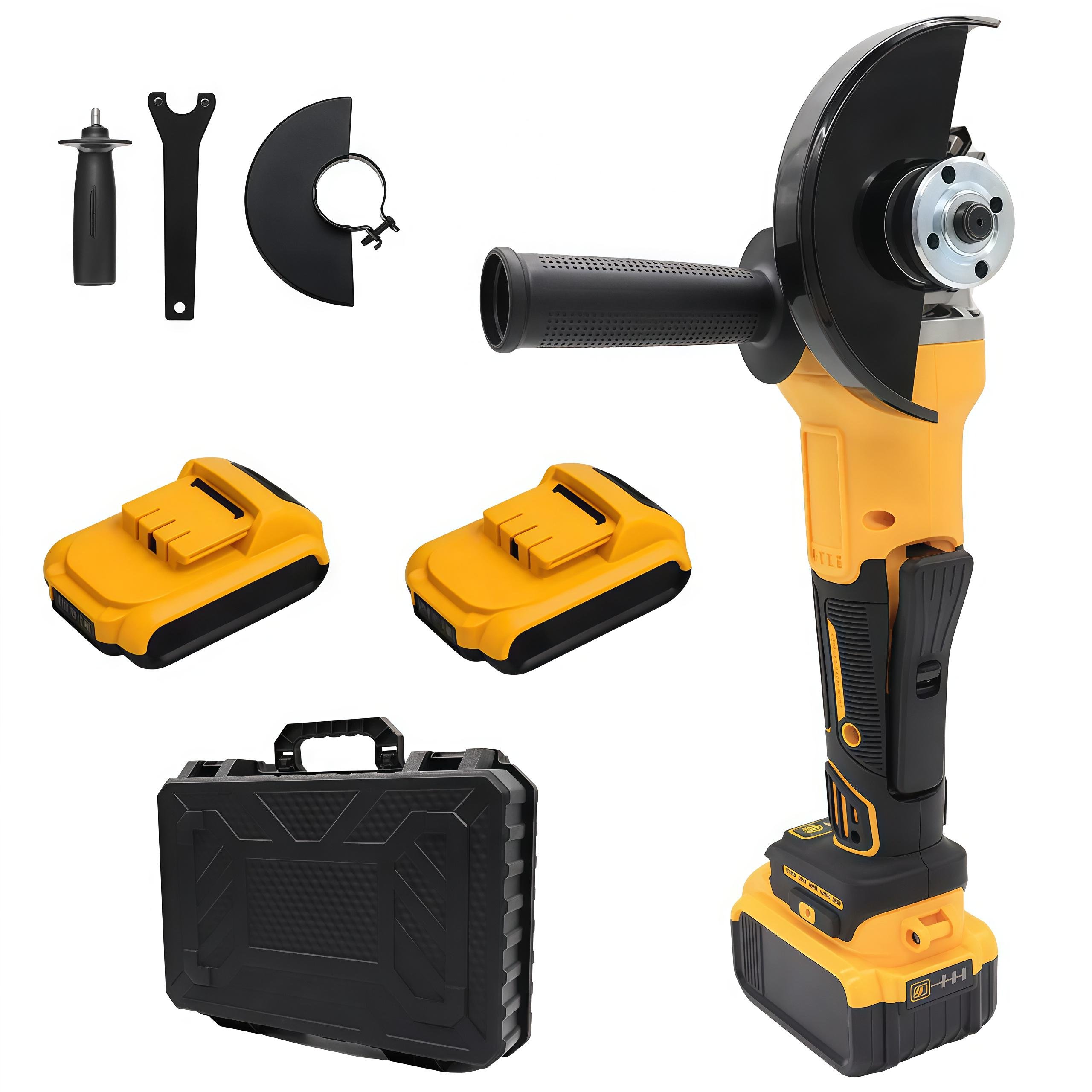 Шлифмашинка аккумуляторная 125 мм в кейсе и 2 АКБ 24V