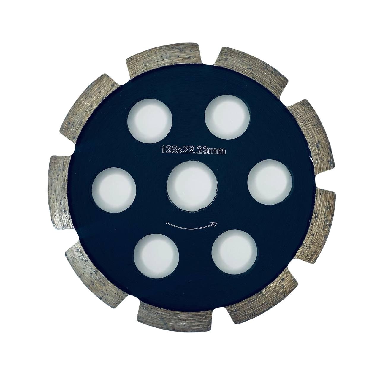 Диск алмазный конусный сегментный 125x10х12x22,23 мм (29558810)