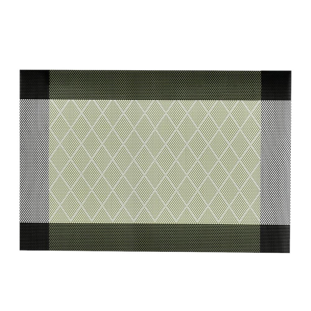 Набор салфеток для сервировки R97425 30х45 см 6 шт. Зеленый с черным (5c7c2af2)