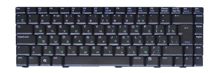 Клавиатура для ноутбука Asus N81 N81Vf матовая (04GNCB1KRU14)