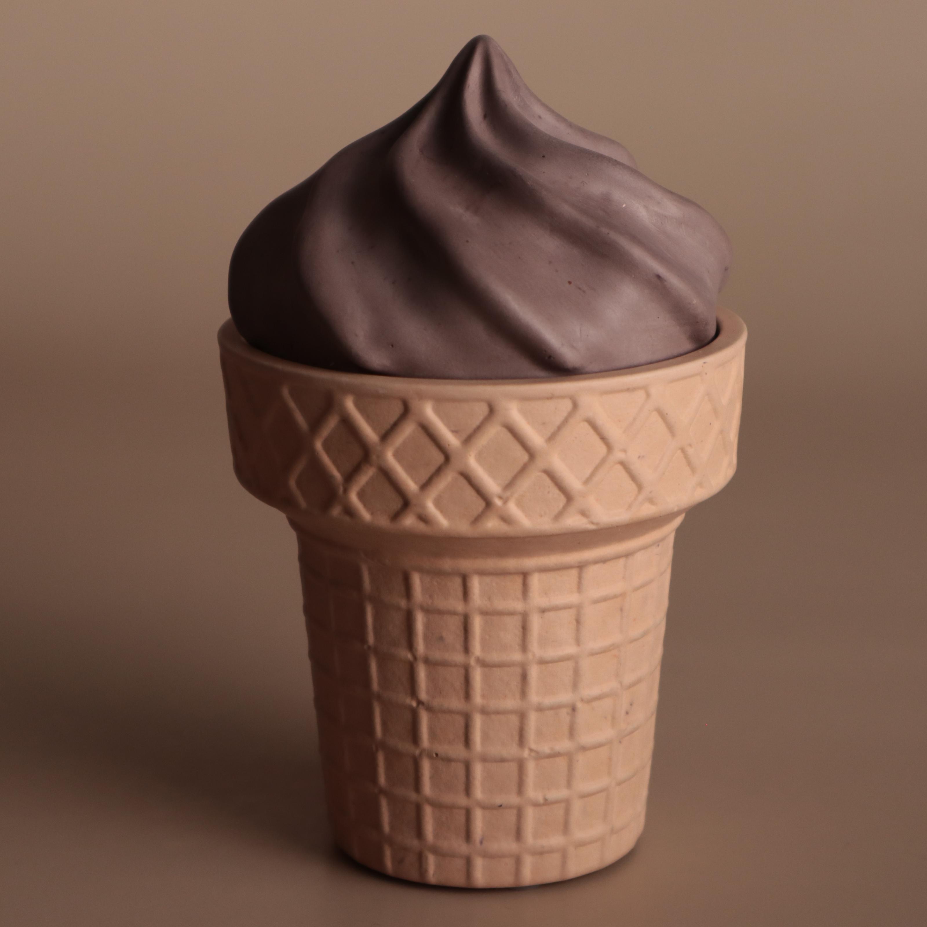 Аромасвічка соєва Wax Harmony Ваніль у гіпсовому кашпо Морозиво Коричневий (1000552) Аромасвічка соєва Wax Harmony Ваніль у гіпсовому кашпо Морозиво Коричневий (1000552)