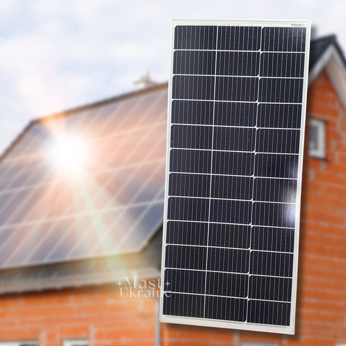 Панель сонячна портативна монокристалічна 100W 18M скло ламіноване (HI-100W) - фото 4