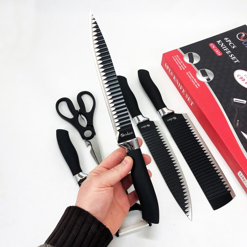 Набір ножів UNIQUE UN-1821 6 шт. (tf7237) - фото 7