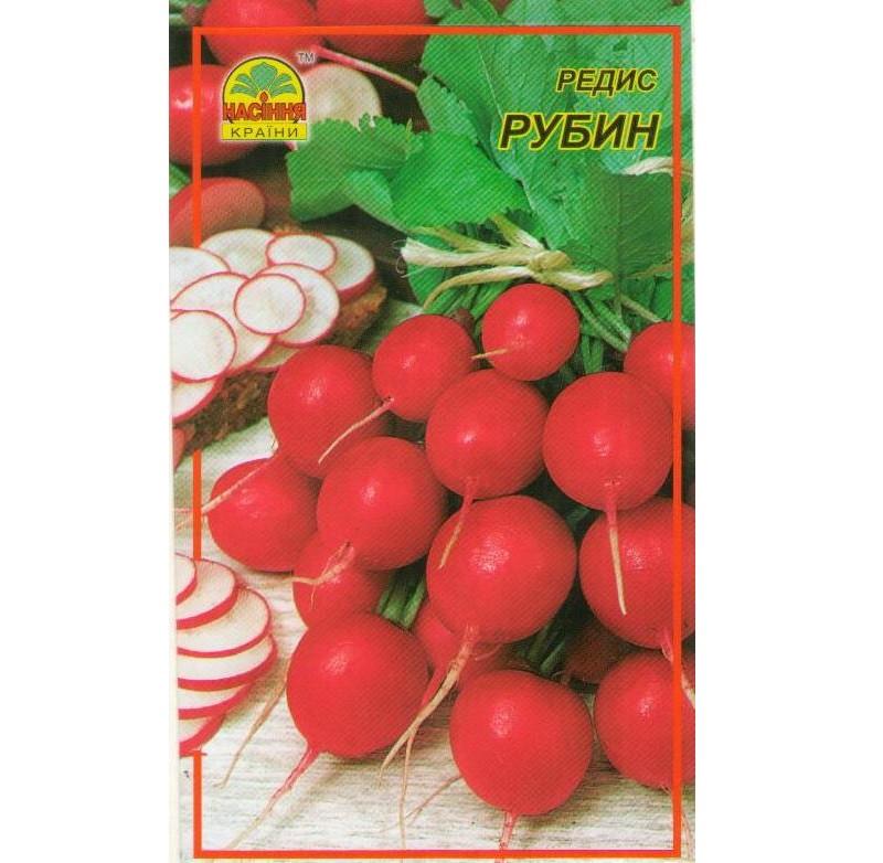 Семена редиса Насіння країни Рубин 4 г (1137297731)