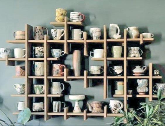 Полка для кружек из дерева Каталарис Бланже (СДК-008901)