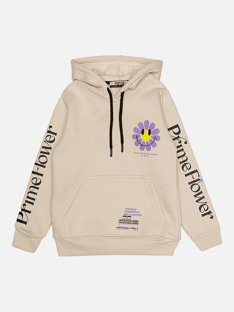 Худи для девочки 110 см Молочный (SKT000921347)