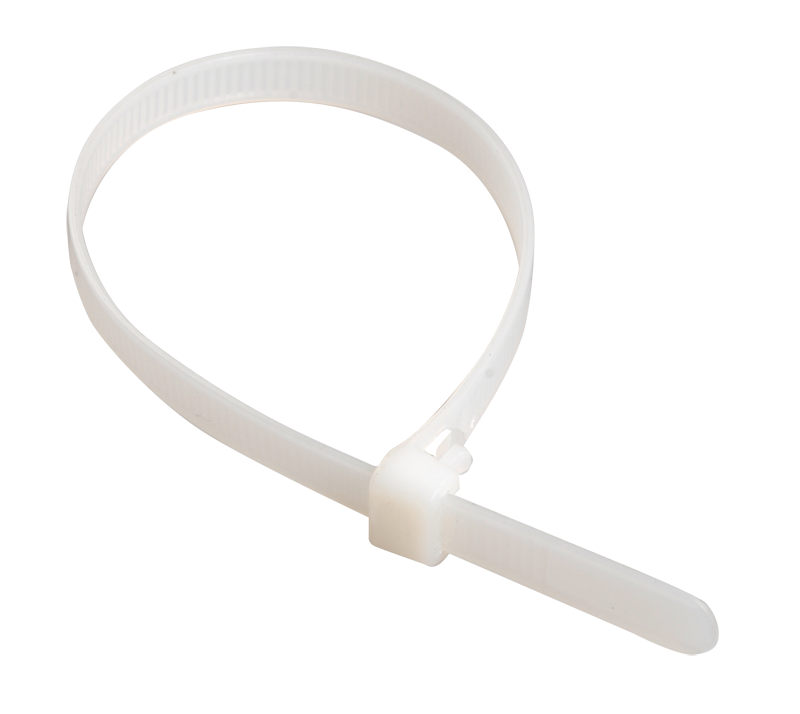 Стяжка-хомут кабельна УЕК нейлон 120х4,8 мм 100 шт. Білий (UHH31-D048-120-100)