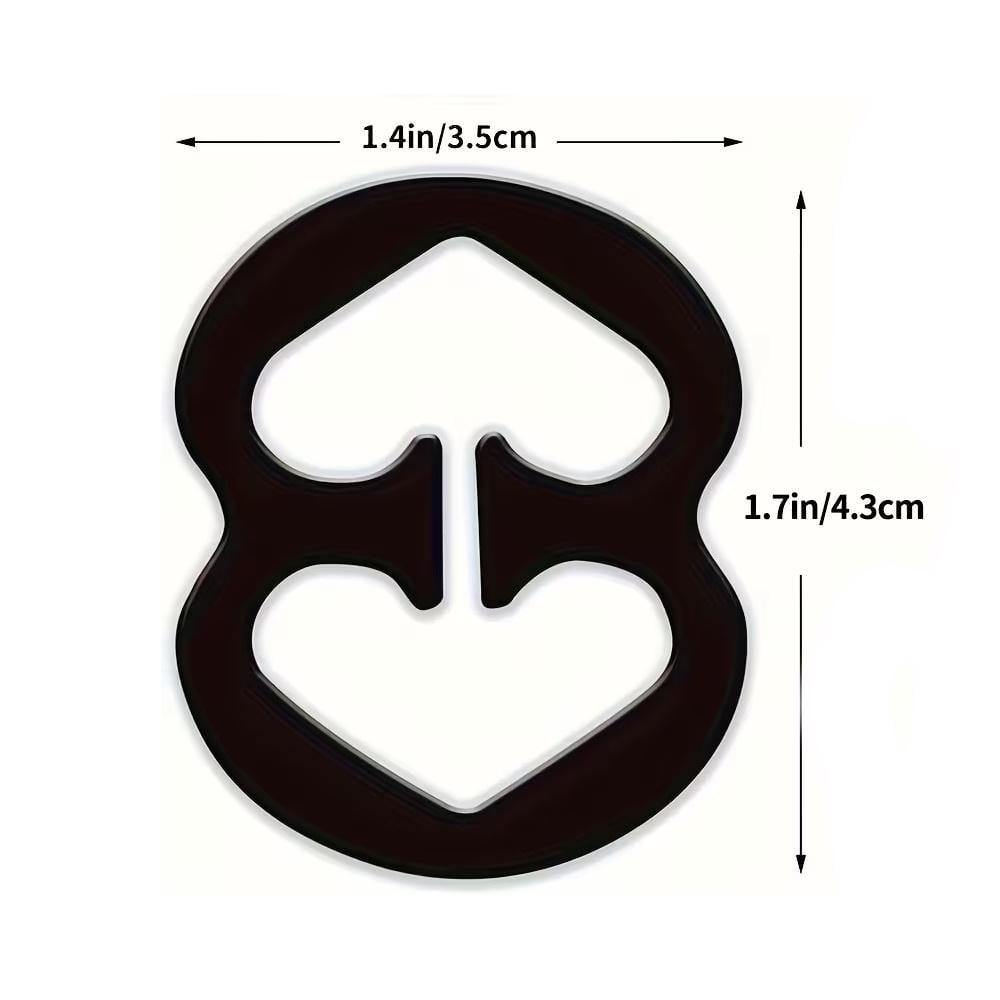 Фіксатори для бретелей бюстгальтера кліпса та лямка 2 шт. Чорний (3000003881) - фото 9 Фіксатори для бретелей бюстгальтера кліпса та лямка 2 шт. Чорний (3000003881) - фото 9