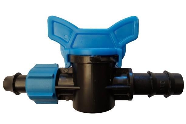 Кран стартовий Evci Plastik 16 мм прижимний для крапельної трубки глухий багаторічний (EP16KS)