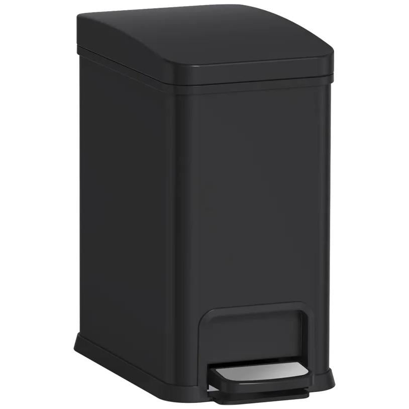 Мусорное ведро KOER TC-010108-05 KR5593 с крышкой и педалью 8 л Черный (270646)