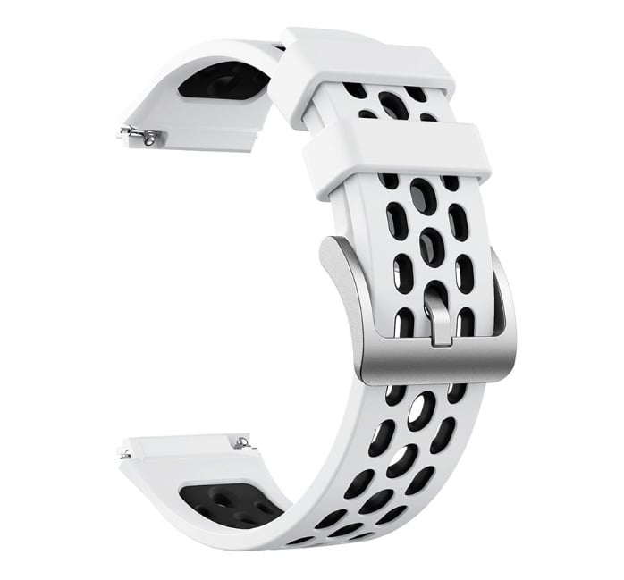 Силиконовый ремешок Primo Perfor Classiс для смарт часов Huawei Watch GT 2e White/Black (1473336569)