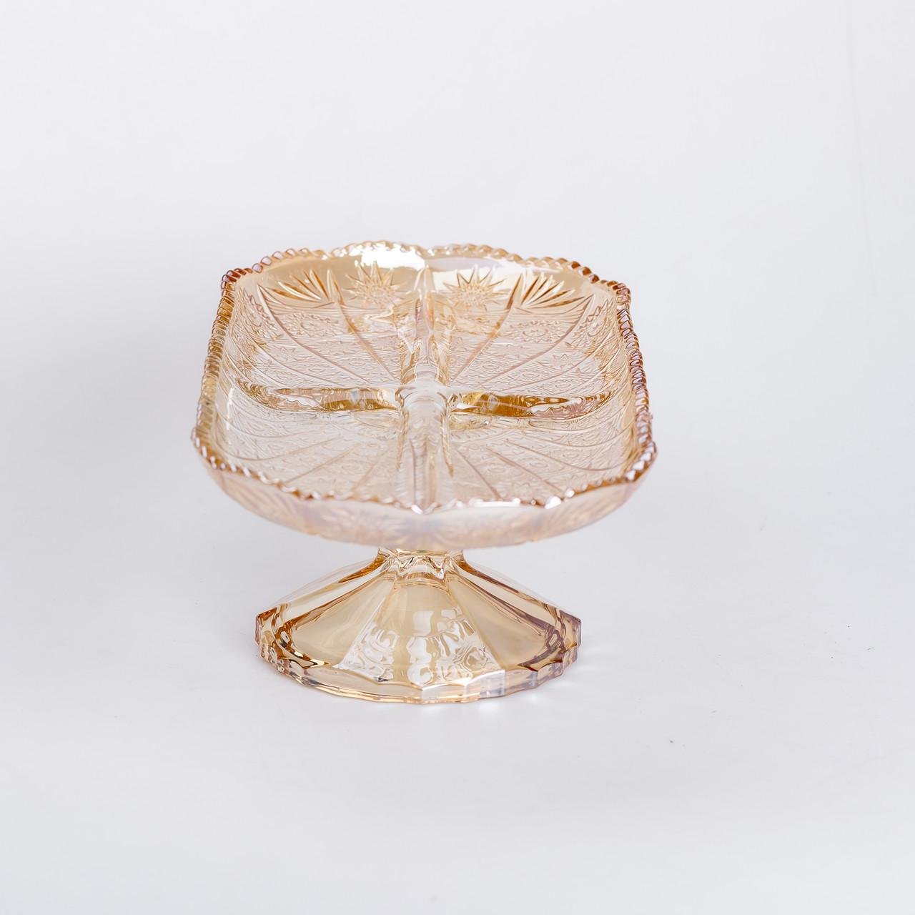 Фруктовниця скляна на ніжці 33.5х15х10.5 см овальна ваза для фруктів - фото 6 Фруктовниця скляна на ніжці 33.5х15х10.5 см овальна ваза для фруктів - фото 6