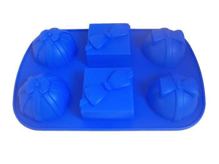 Силиконовая форма-противень Hauser 6 бантиков (EM0053_psg)