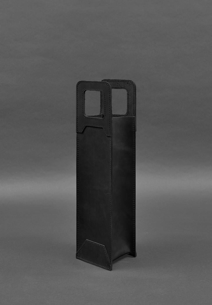 Чехол кожаный для вина 2.0 Crazy Horse Черный (A-027940) - фото 5 Чехол кожаный для вина 2.0 Crazy Horse Черный (A-027940) - фото 5