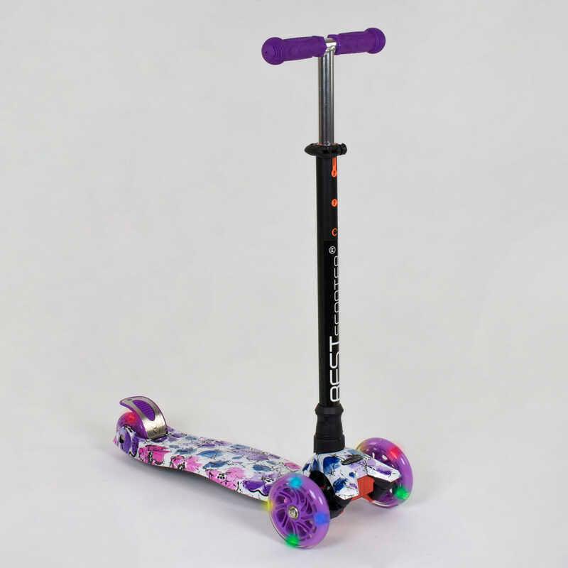 Самокат Best Scooter А 25464 /779-1319 MAXI 4 колеса PU d 12 см