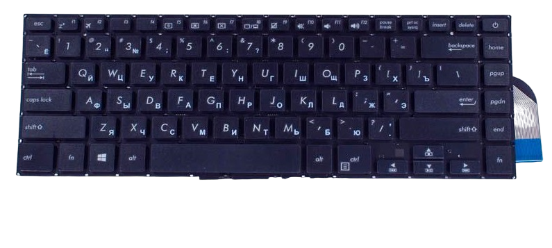 Клавиатура для ноутбука Asus VX53 VX53BP матовая (0KNB0-4129RU00)