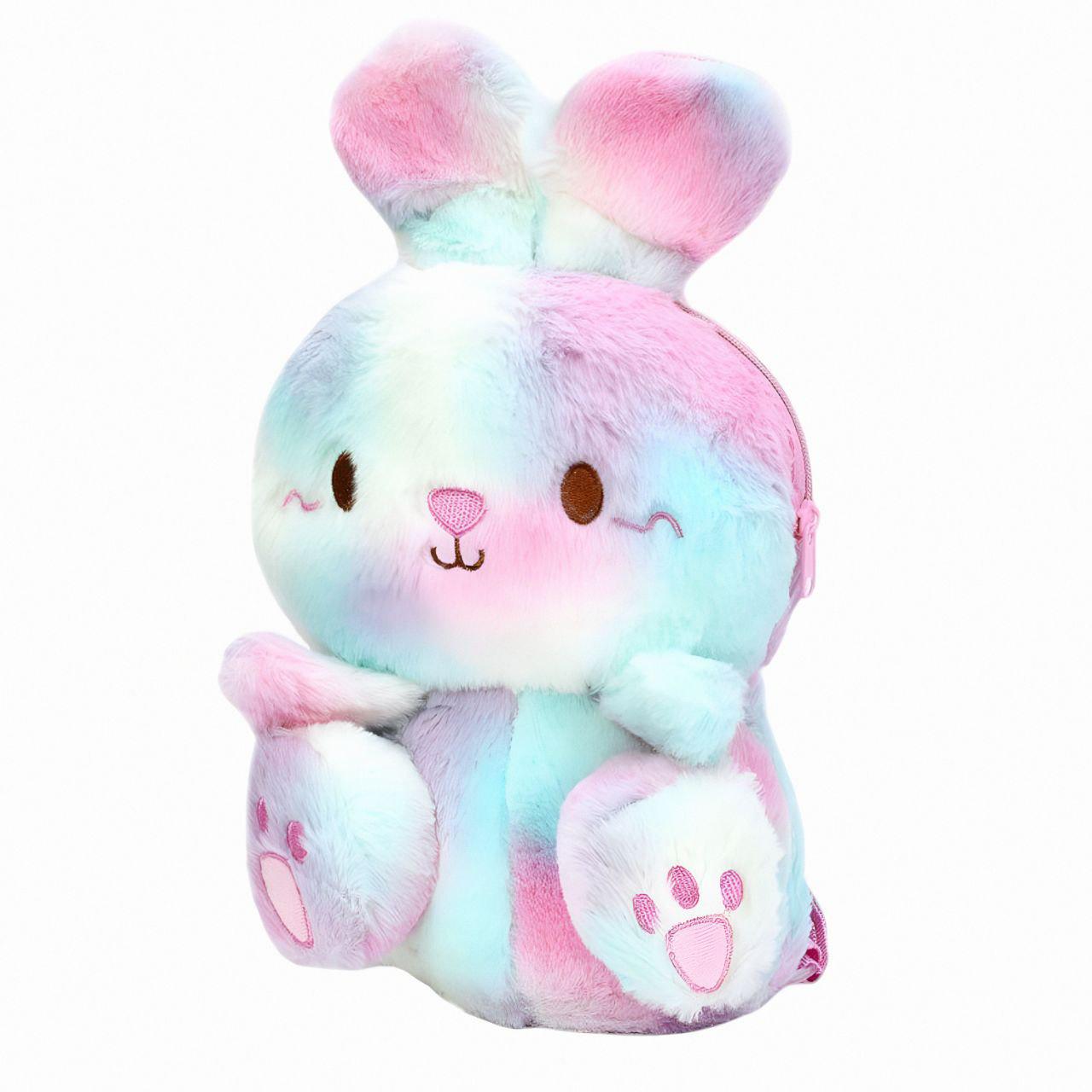 Рюкзак 9860 25x18x12 см в виде зайца Разноцветный - фото 1 Рюкзак 9860 25x18x12 см в виде зайца Разноцветный - фото 1