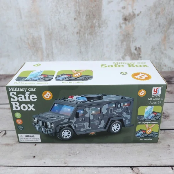 Сейф-скарбничка CASH TRUCK з кодовим замком (VEN0531A) - фото 4 Сейф-скарбничка CASH TRUCK з кодовим замком (VEN0531A) - фото 4