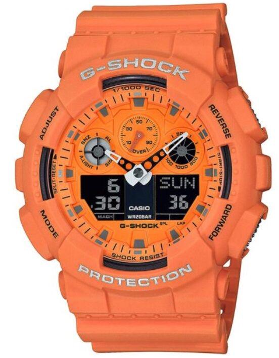 Мужские Часы Casio GA-100RS-4AER Кварцевые