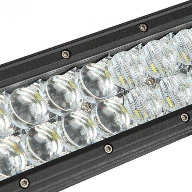 Автофара на дах світлодіодна Rias 5D-108W-MIX 36 Led 6000 К з робочою напругою 10-30 В 435х70х80 мм Чорний - фото 3