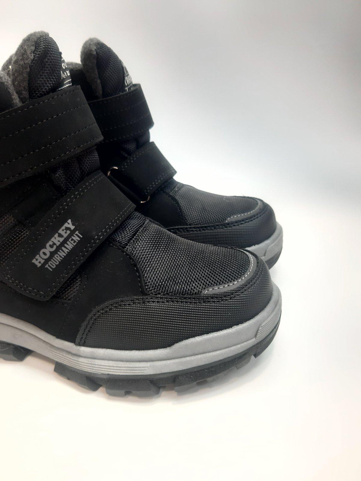 Ботинки зимние TOM.M для мальчика р. 34 21,8 см Черный (10723 A black) - фото 2 Ботинки зимние TOM.M для мальчика р. 34 21,8 см Черный (10723 A black) - фото 2