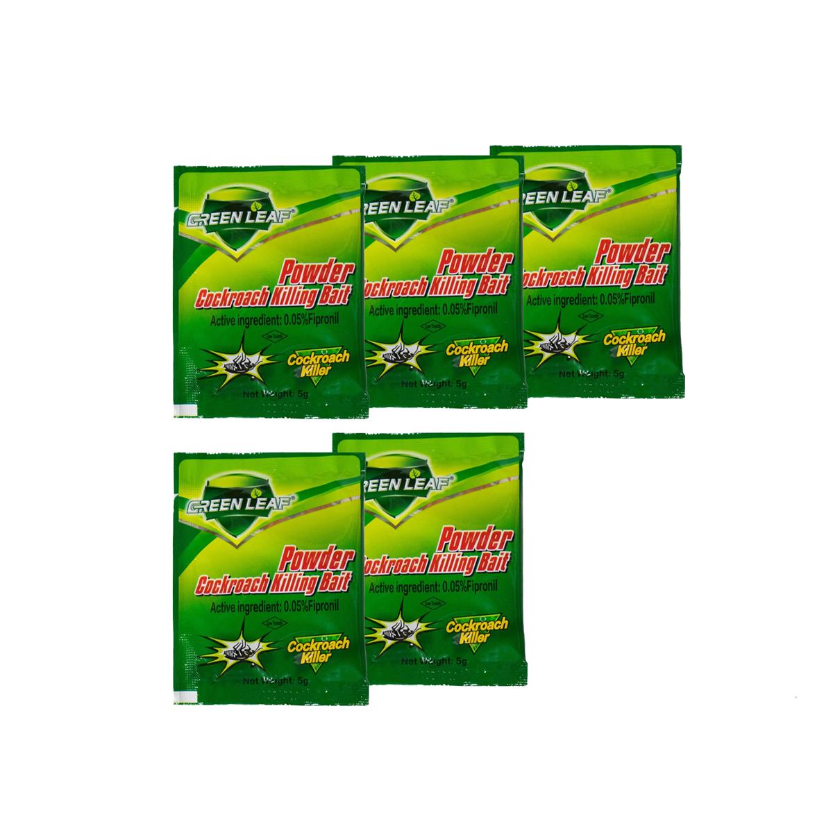 Средство от тараканов Green Leaf Powder Cockroach Killer 5 шт. (3000078-TOP-5)