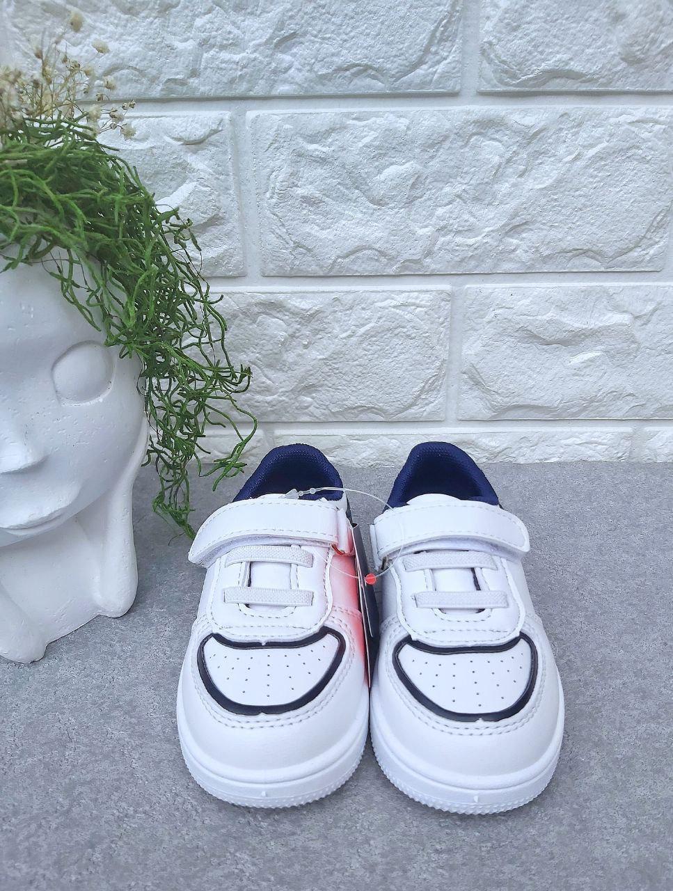 Кроссовки для мальчика 1231 р. 21 13,3 см Бело-синий (1231) - фото 2